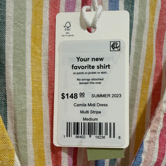 Marine Layer Pastel Striped Maxi Dress - Picture 6 of 6